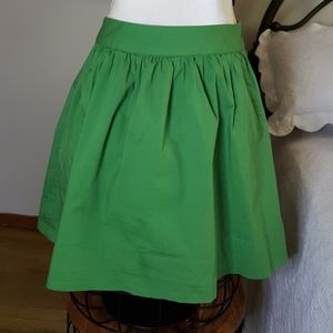Banana Republic Pea Green Full Skirt